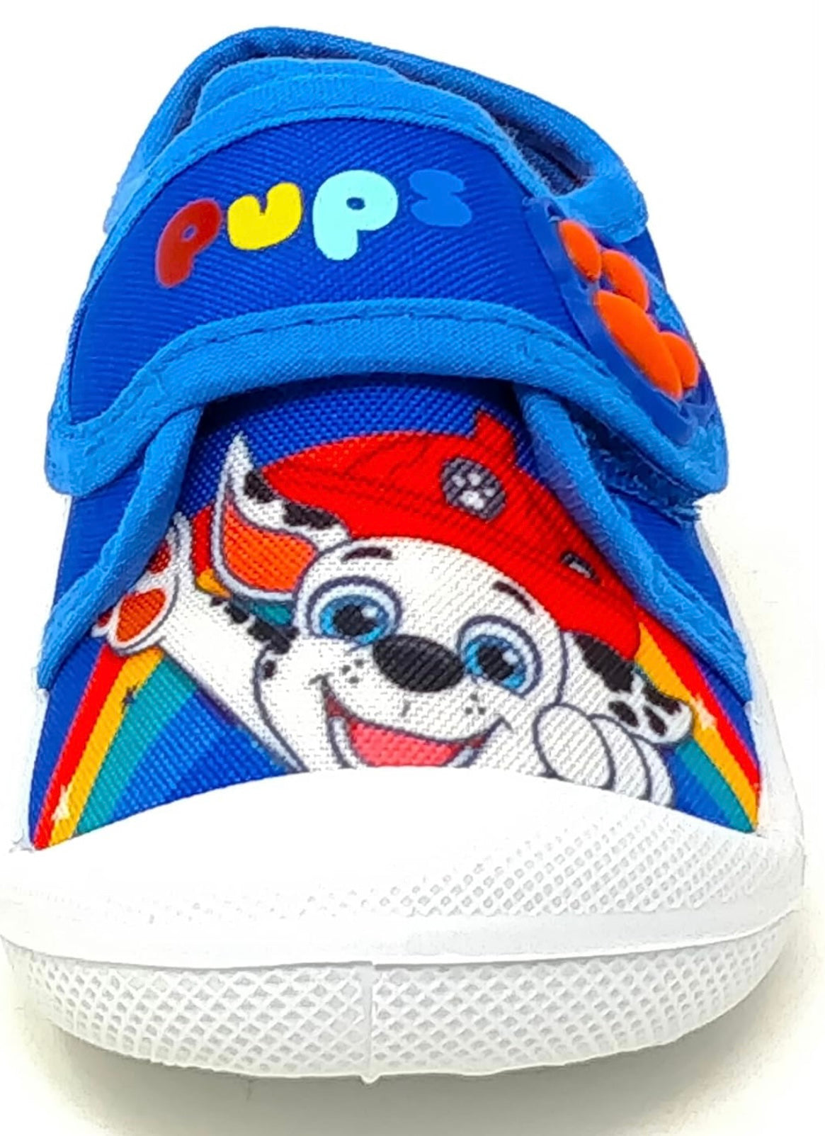 PAW Patrol Boys Velcro Trainers - Blue - UK Size 4-9 - Infant Canvas Shoes