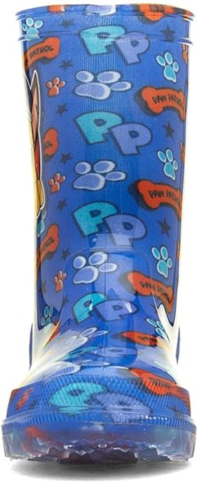 BOYS PAW PATROL CHASE WELLIES RAIN WELLINGTON BOOTS KIDS WELLYS UK SIZE 6-12
