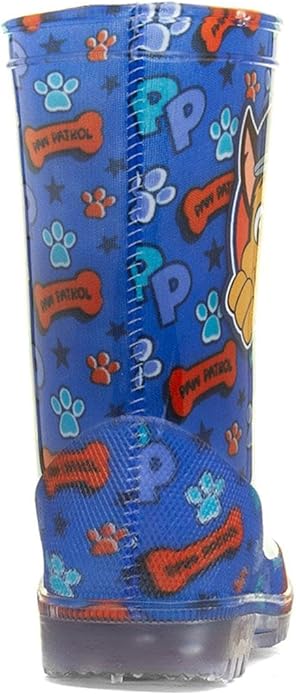 BOYS PAW PATROL CHASE WELLIES RAIN WELLINGTON BOOTS KIDS WELLYS UK SIZE 6-12