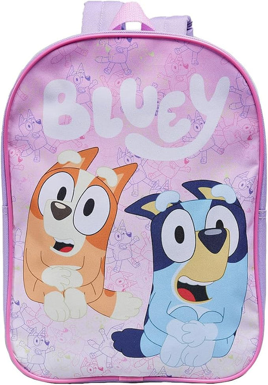 Bluey & Bingo Pink/Lilac Backpack Nursery Bag