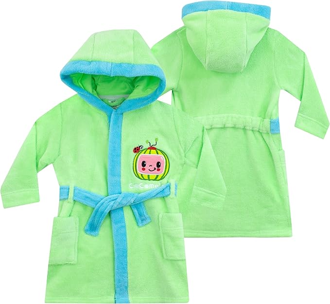 CoComelon Dressing Gown Boys Fleece Dressing Gown | Ages 12 Months - 3 Years