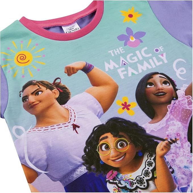 Disney Encanto Girls Pyjamas Short Pjs, Mirabel And Isabela Pyjamas for Girls, Ages 3 to 10 Years Old