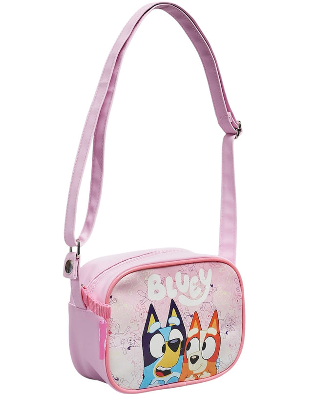 Girl's Bluey Handbag Pink Cute Crossbody Satchel