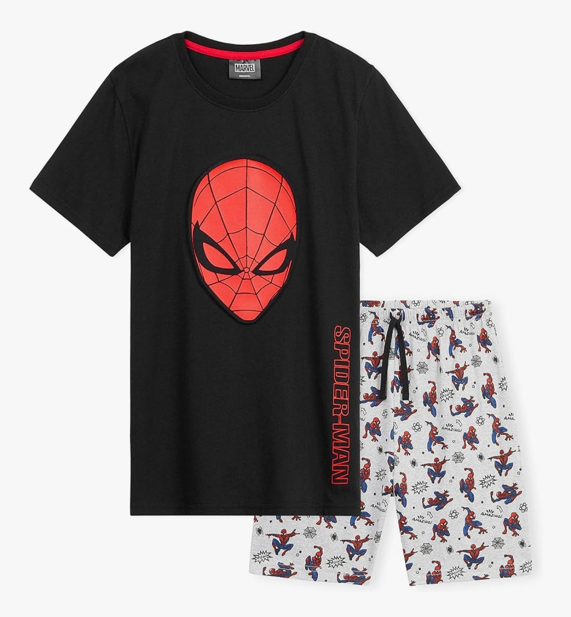 Spiderman Pyjamas for Kids Boys Girls Short PJ Set Age 4-14 Years Comfortable Fun Sleepwear