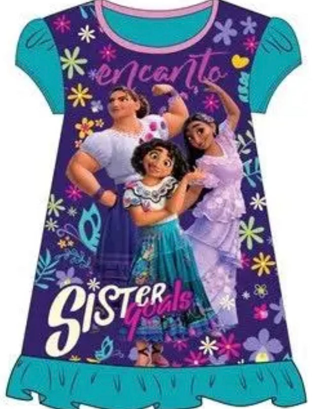 Disney Enctanto Girl's Nightie Ages 2-10 Years