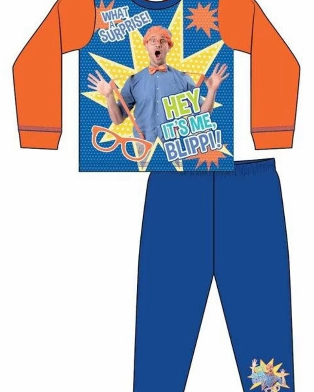 Boy's Blippi Pyjamas 'Hey It's Me, Blippi' 18 Months - 5 Years