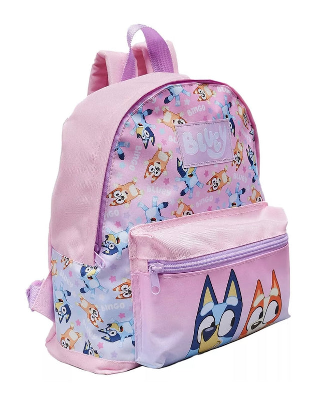 Bluey School Bag Pink Backpack For Girls Nursery Rucksack