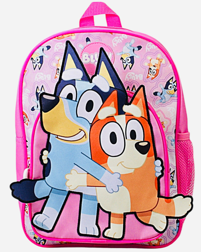 Bluey School Bag Pink 3D Backpack Preschool Children's Bag Girls Nursery Rucksack