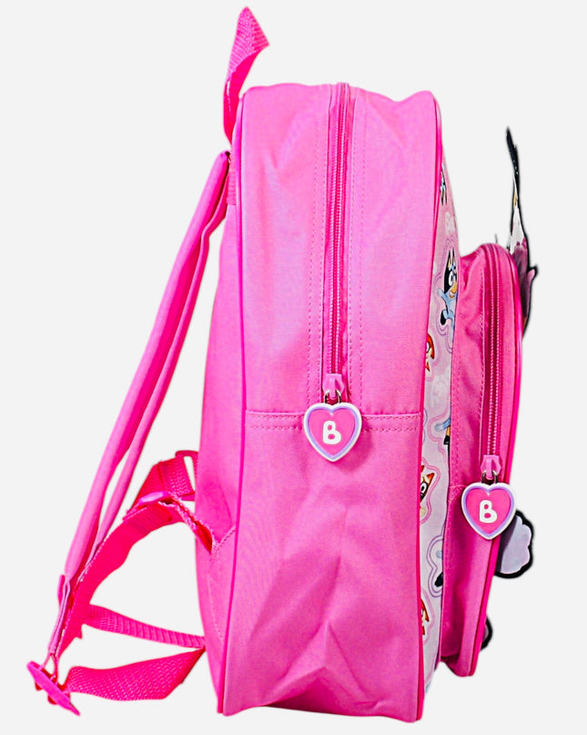 Bluey School Bag Pink 3D Backpack Preschool Children's Bag Girls Nursery Rucksack