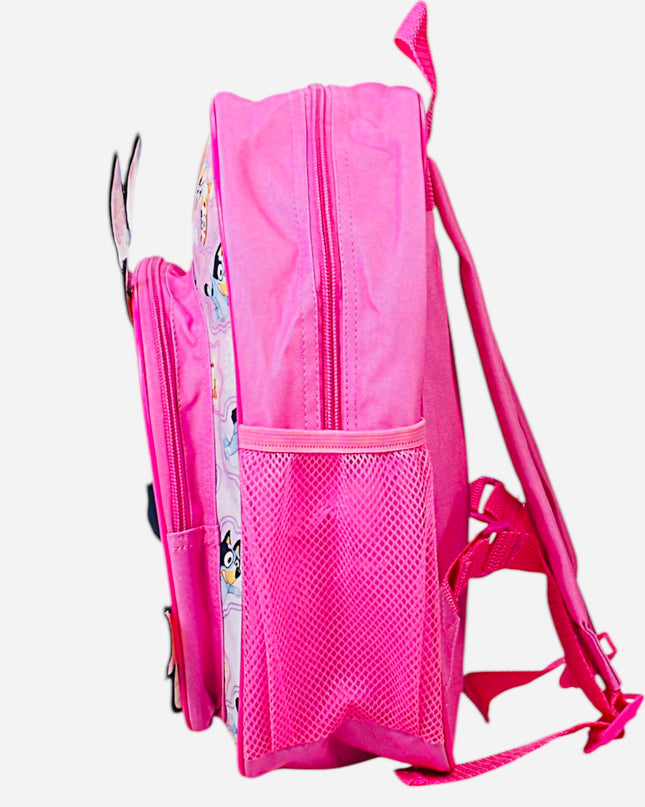 Bluey School Bag Pink 3D Backpack Preschool Children's Bag Girls Nursery Rucksack