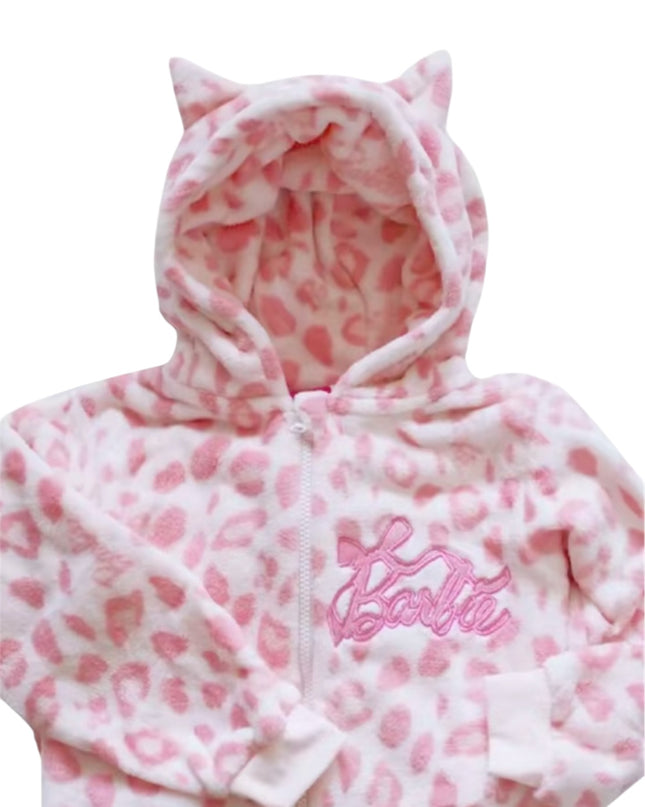 Girl's Barbie Fleece Loungewear Age 2-9 Years