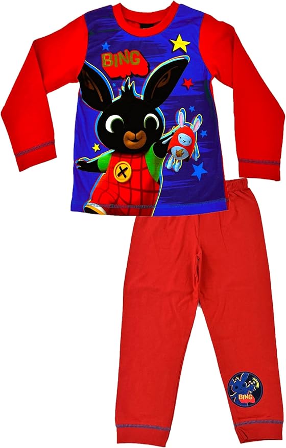 Bing Boy's 2 Piece Pyjama Set Stars 18 Months - 5 Years Multicolour