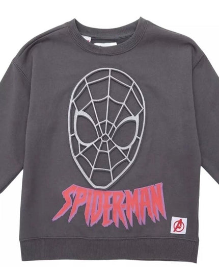 Spider-Man Jumper With Embossed Mask Print Ages 4-14 Years